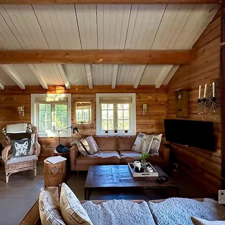 Vakantiehuis Log In With In Out, Sauna And View *