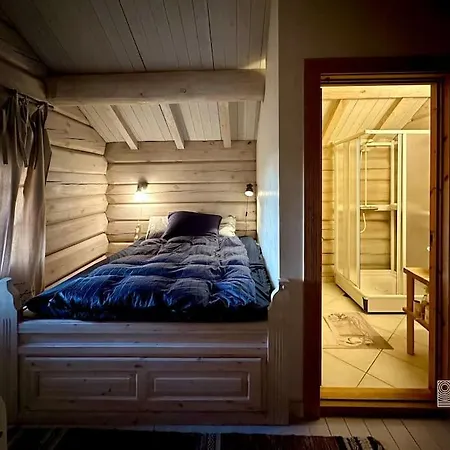 Cozy Log In In Out And Sauna Holiday home *